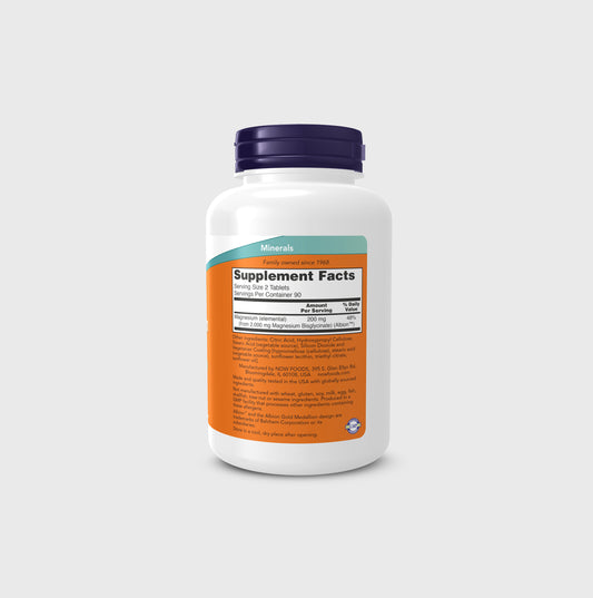 NOW Magnesium Glycinate 200mg (180 viên)