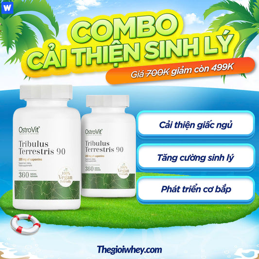 Combo Cải Thiện Snh Lý - Ostrovit Tribulus 360 viên