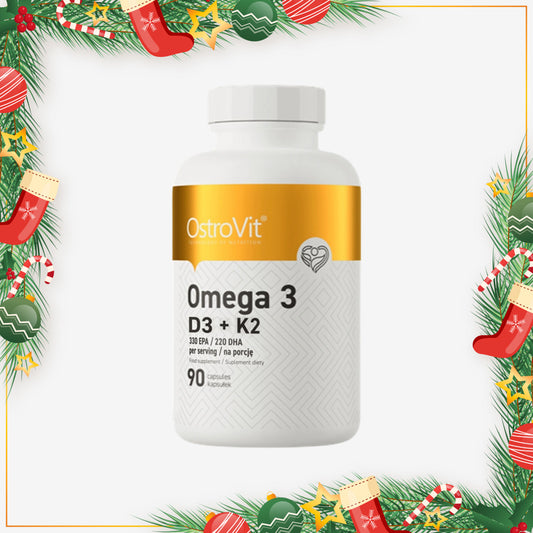 Ostrovit Omega 3 D3 K2 90 Viên - Mua Kèm Tháng 12