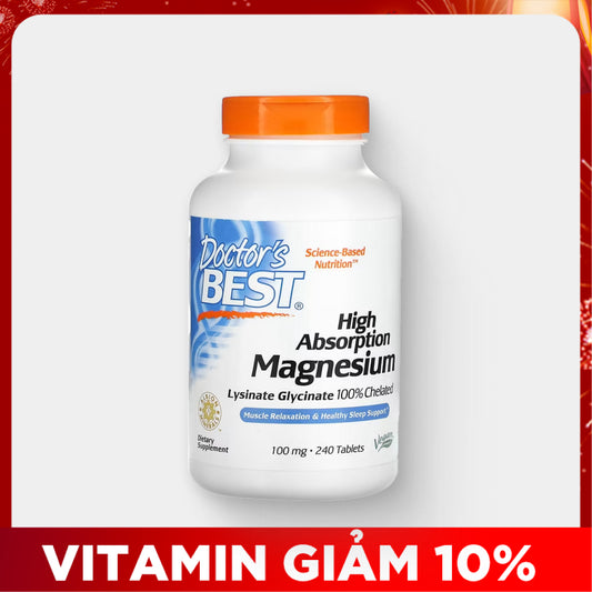 Doctor's Best High Absorption Magnesium 240 viên