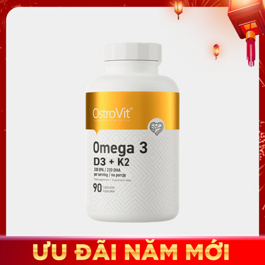 Ostrovit Omega 3 D3 K2 90 Viên Mua kèm tháng 2