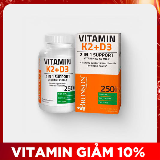 Bronson Vitamin K2 D3 250 viên