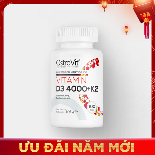 Ostrovit Vitamin D3 4000+ K2 (110 viên) Mua kèm tháng 1