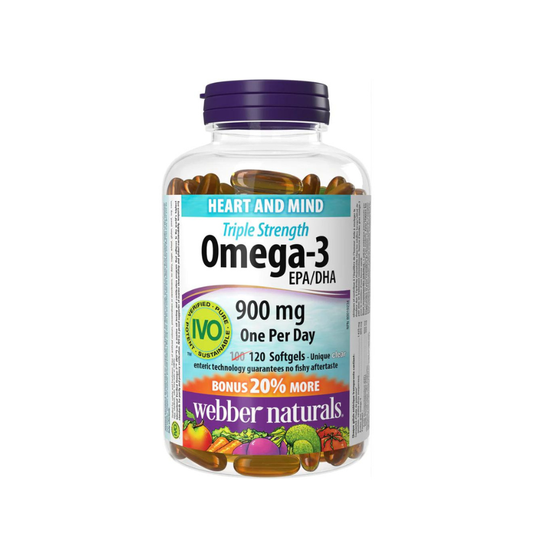 Webber Triple Strength Omega 3 900mg 120 vên