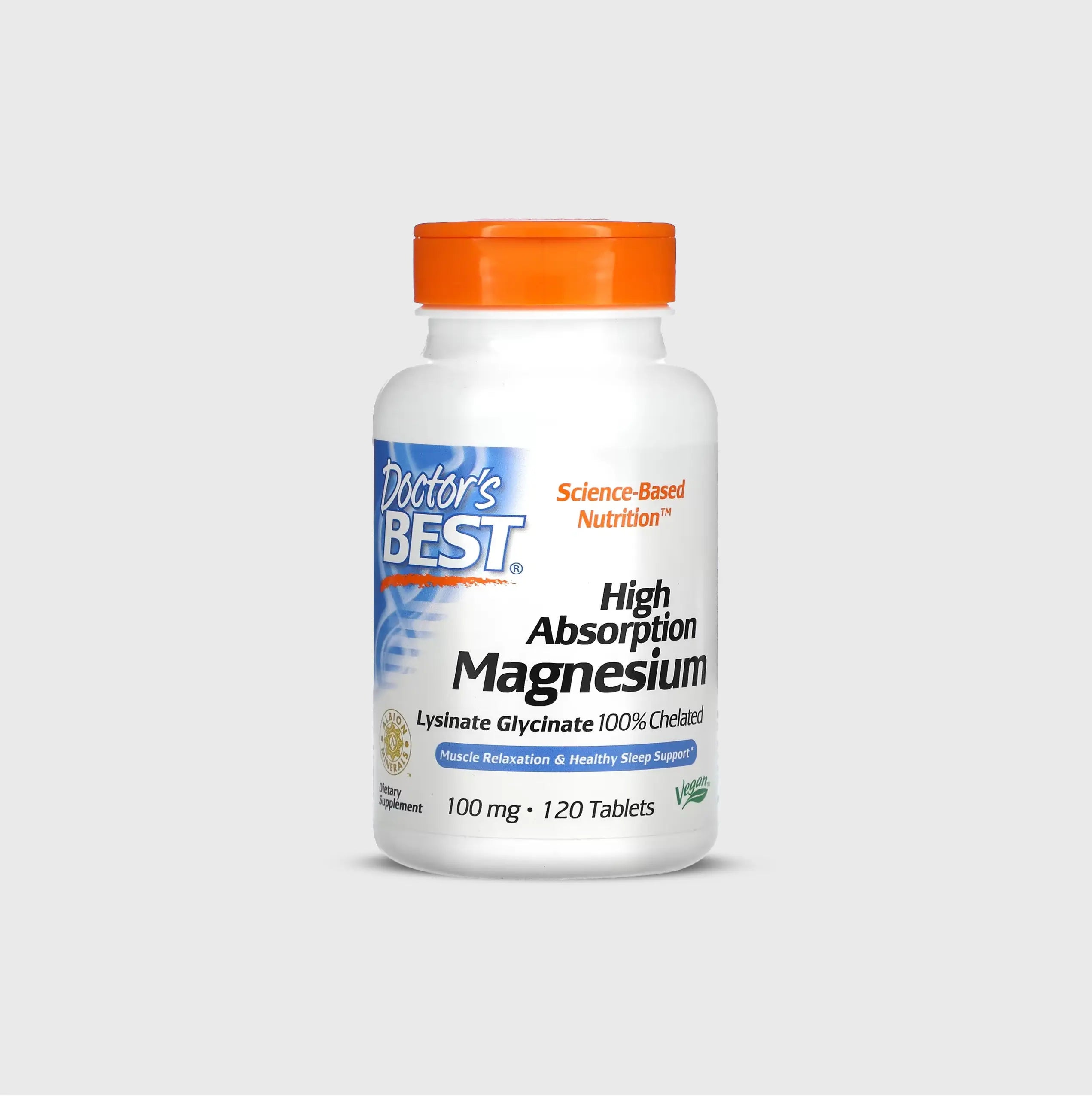 Doctor's Best High Absorption Magnesium 120 Viên– Thế Giới Whey